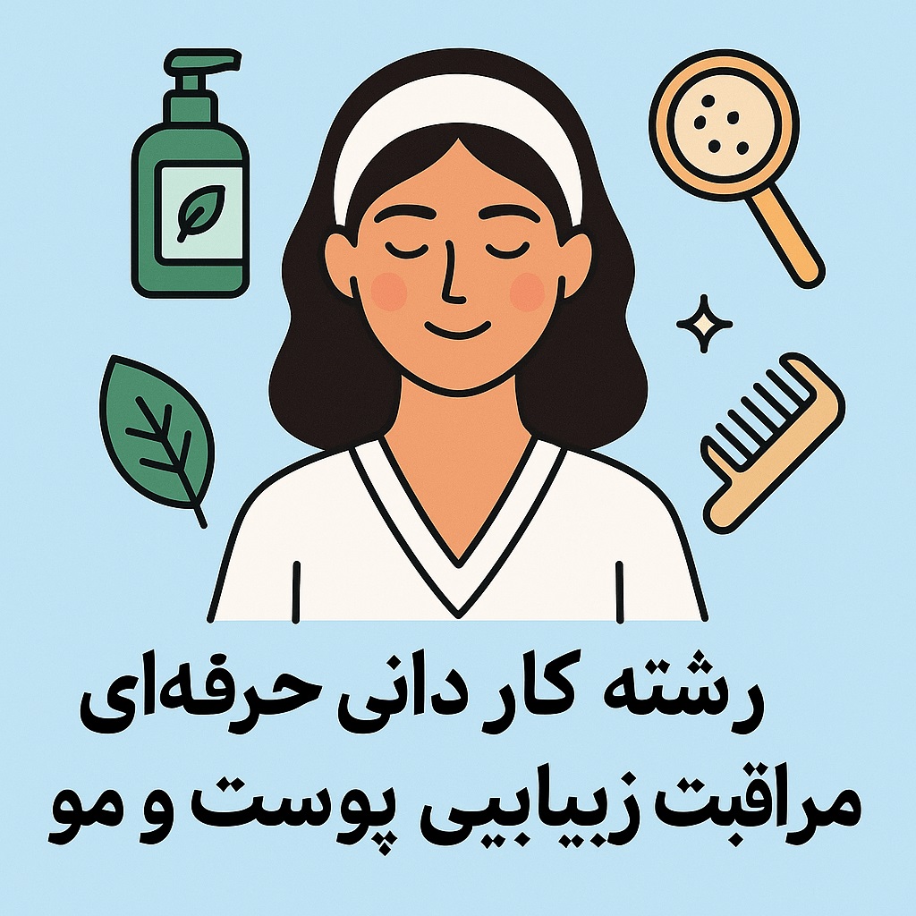 رشته کاردانی حرفه‌ای مراقبت زیبایی پوست و مو؛ مسیر ورود به دنیای زیبایی
