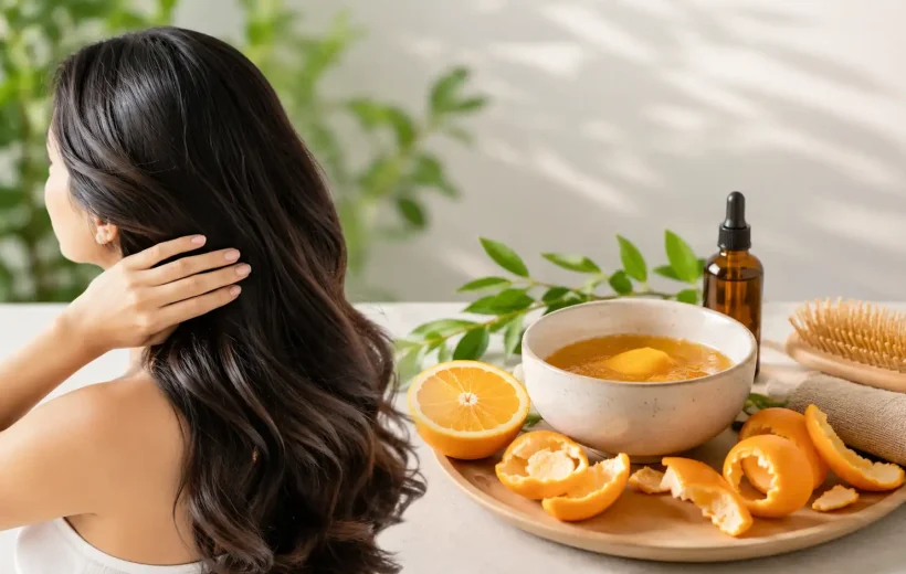 پوست پرتقال برای مو؛ فواید احتمالی، روش استفاده و عوارض