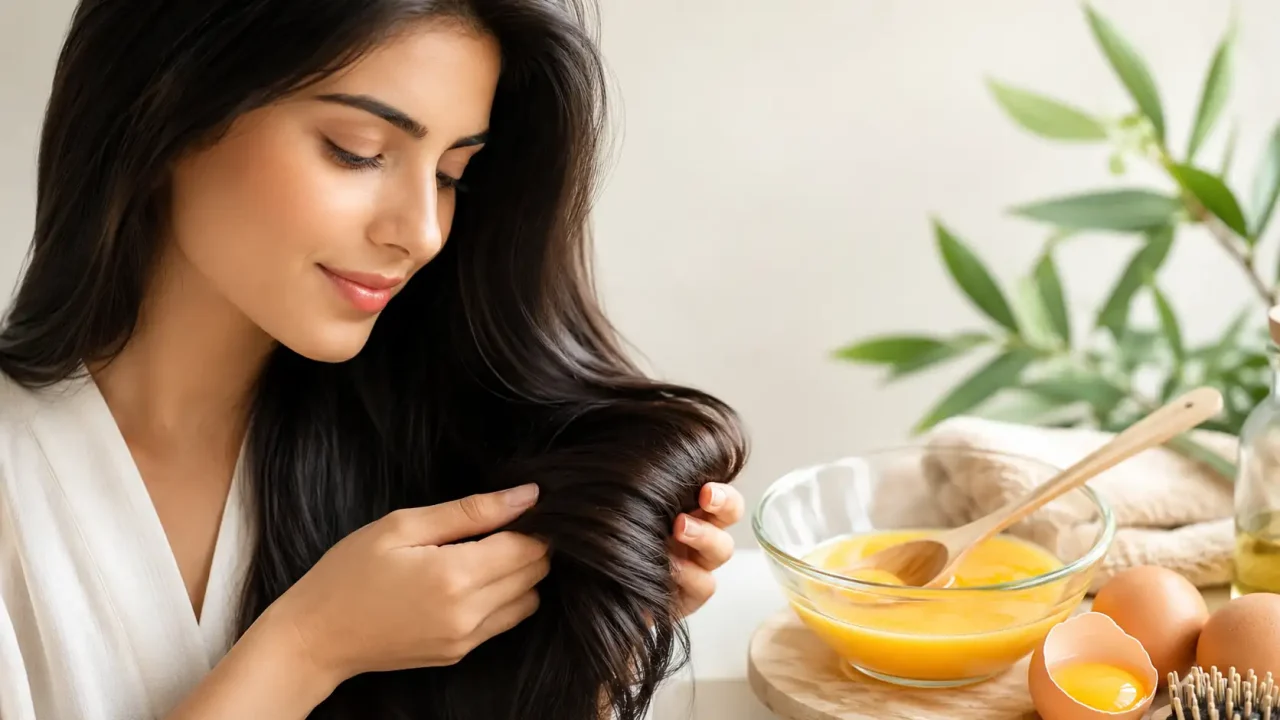تقویت ریشه مو با زرده تخم‌مرغ؛ فواید، روش استفاده و واقعیت علمی