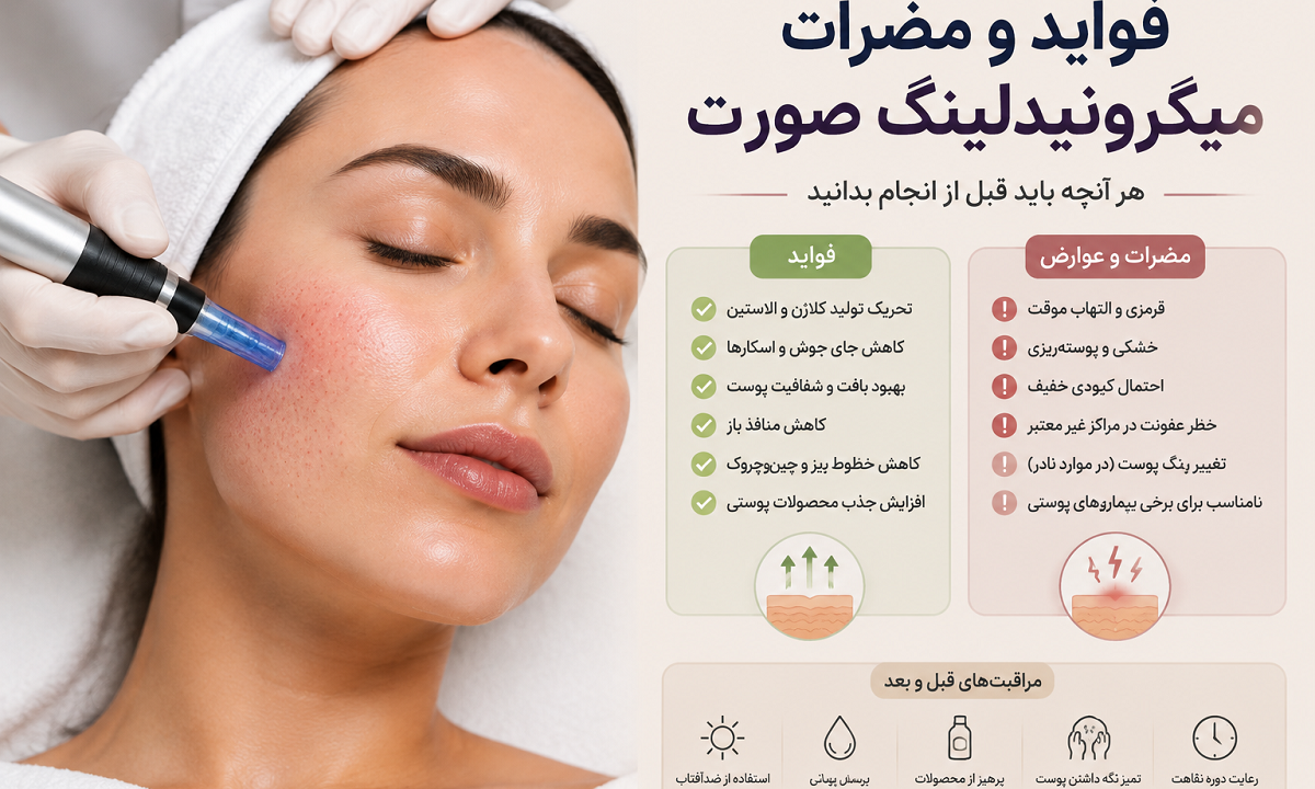فواید و مضرات میکرونیدلینگ صورت؛ آیا این روش جوانسازی پوست ارزش انجام دارد؟