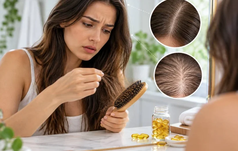 آیا ویتامین E باعث ریزش مو می‌شود؟ رابطه مصرف این ویتامین با رشد و سلامت مو