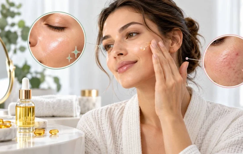 آیا مالیدن ویتامین E به صورت ضرر دارد؟ حقیقتی که درباره فواید و عوارض آن باید بدانید