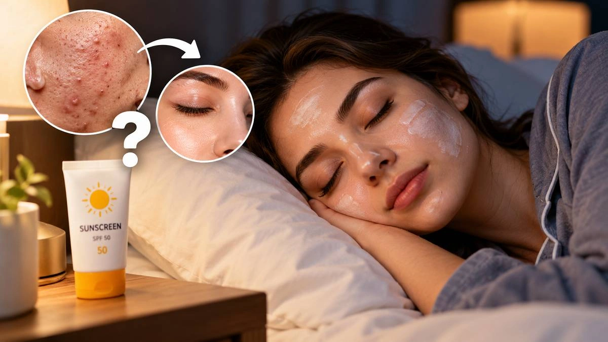 اگر با ضدآفتاب بخوابیم چه می‌شود؟ عوارض خوابیدن با ضدآفتاب و روش صحیح شست‌وشو